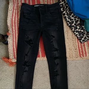 American Eagle high waisted Black Jeans/jeggings